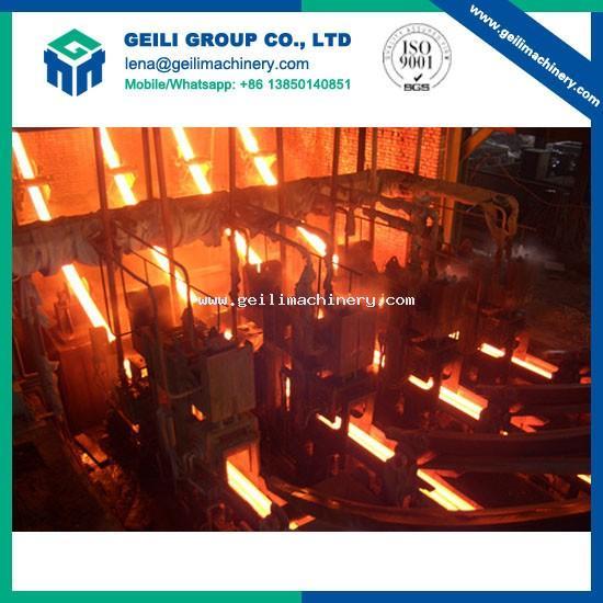 Continuous casting machine for steel making