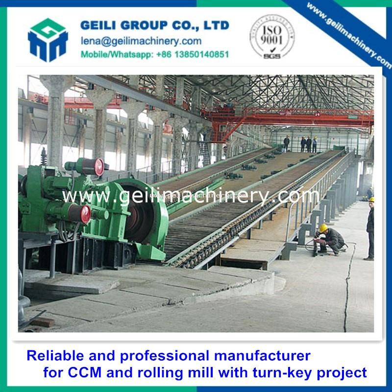 Laying head for steel rolling plant